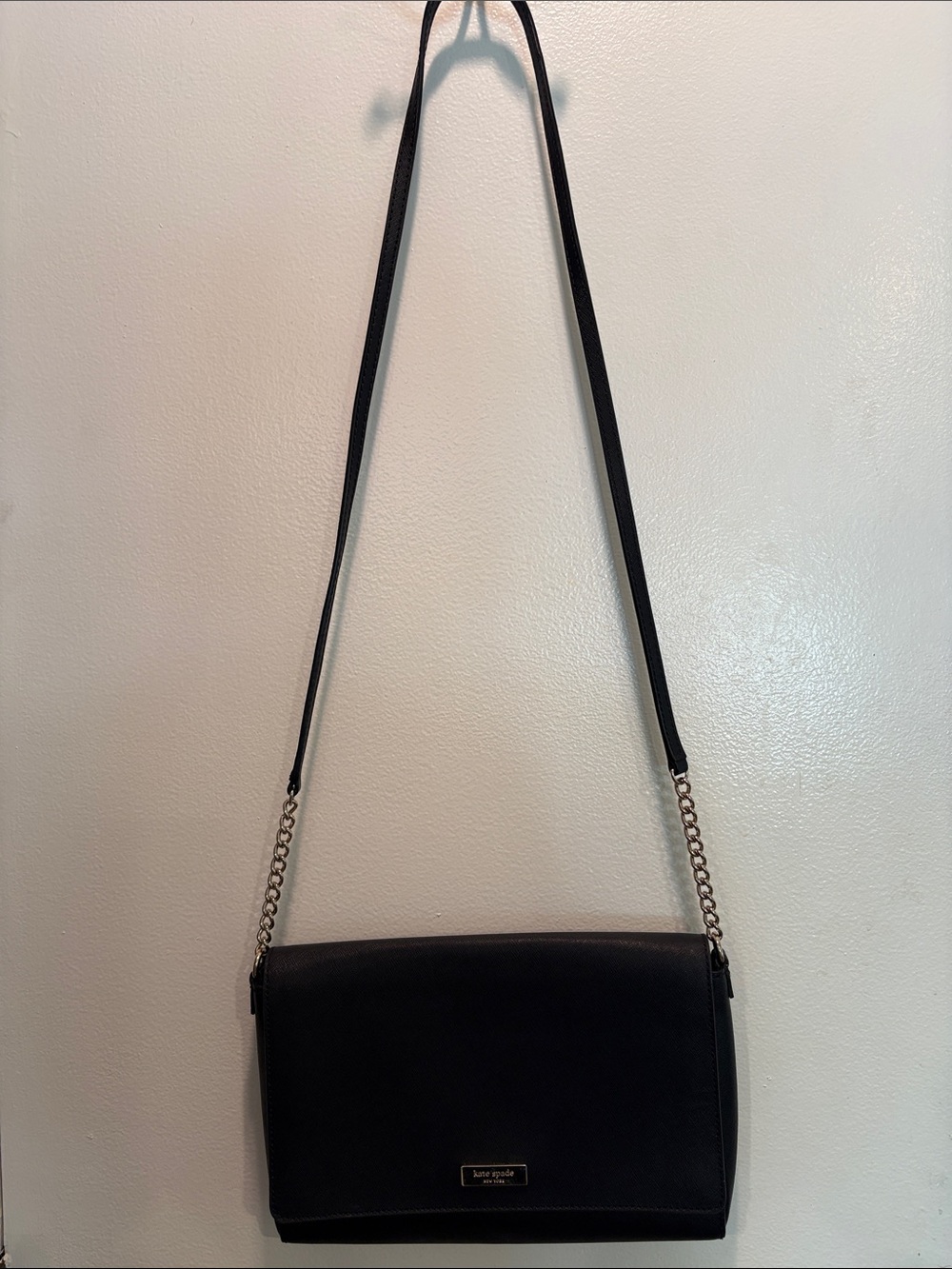 kate spade Black Crossbody Bag.Red Rose Print Pouch and Black Coin Wallet. - Picture 4 of 14